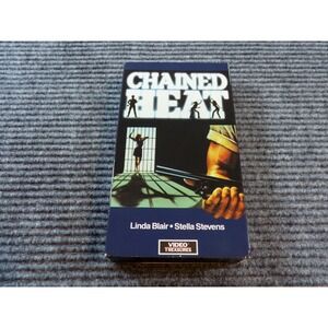 Chained Heat VHS 1989 Video Treasures Linda Blair Stella Stevens Cult Movie R